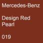 Preview: Mercedes-Benz, Design Red Pearl, 019.